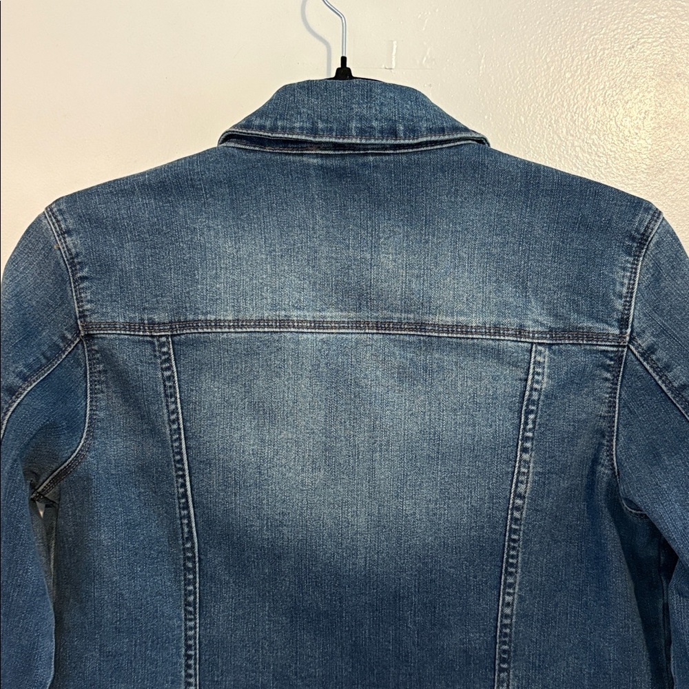 Vintage America Classic Denim Trucker Style Jacket Petite S - Picture 6 of 7